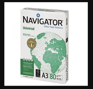 Papel de Copia Navigator Universal A4, 80 g/m², 100 % Pulpa de Madera Virgen, Blanco Brillante, Hojas Multiusos para Oficina e Impresora - Product Image 3