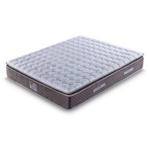 Matelas orthopédique double face à ressorts Hercules en mousse haute densité et tissu tricoté respirant, 30 cm, pour chambre d'hôtel et résidence - Product Image 1
