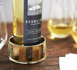 Metal <b>Bottle</b> <b>Coaster</b> for Dining Table Home Bar Kitchen Decor Handmade Durable Drinkware Accessory Set Gift - Product Image 4