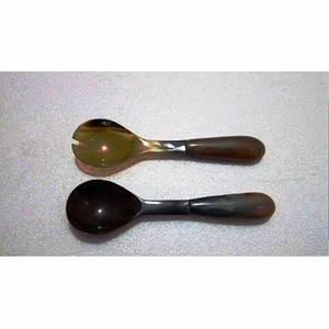 Accesorios para Manualidades, Juego de Servidores de Ensalada de Acacia, Ecológico, Apto para Lavavajillas, Utensilios para Ensalada, Cocina, Hecho en India - Product Image 2