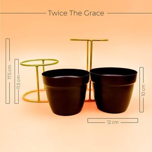 Pots de fleurs décoratifs intérieurs avec support Maison et bureau Déco Accent Jardinière Vente chaude Support de plantes en métal Prix raisonnable - Product Image 5