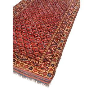 Tapis en laine noué à la main Aalam Blue Paem-122, style persan géométrique, pour la décoration du salon des adolescents, tapis rectangulaire pour couloir - Product Image 2