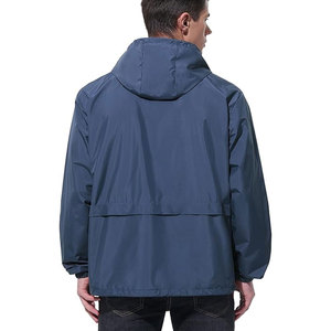 Mode décontracté coupe-vent veste manteau automne hiver nouveau vêtements d'extérieur chauds coupe-vent veste hommes vestes avec fermetures à glissière - Product Image 3