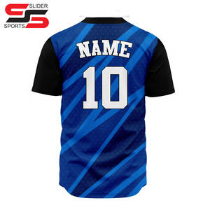 Directo de fábrica al por mayor de béisbol para hombres, uniforme juvenil, impresión personalizada, camisetas de béisbol de manga corta para hombres, Jersey de béisbol personalizado - Product Image 2