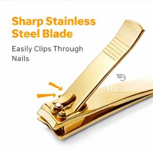 Luxury High Quality Gold <b>Nail</b> Clipper Stainless Steel Curved Blade Sharp <b>Nail</b> Cutter Manicure Pedicure <b>Tool</b> - Product Image 4