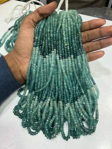 Bracelet en grandidiérite naturelle de 13 pouces, perles facettées rondes de 4 à 5 mm, cadeau pour la fête de l'amitié, 16 pouces - Product Image 2