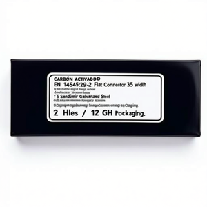 Connecteur plat EN 14545:29-2, longueur 100 mm, largeur 35 mm, épaisseur 2,5 mm, acier galvanisé Sendzimir, 2 trous / 12 GAH, emballage - Product Image 3