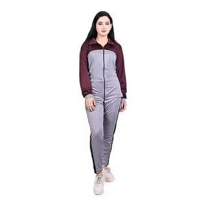 Ropa de calle de peso pesado, Sudadera con capucha de lana, pantalones de chándal, conjuntos de ropa deportiva de dos piezas para mujer, chándal deportivo de cintura alta para correr - Product Image 1