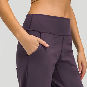 Running Workout <b>Gym</b> Fitness High Waist Solid Ankle-Length Women Yoga Pants Butt Lifting Sport Tight Yoga <b>Leggings</b> with <b>Pocket</b> - Product Image 4