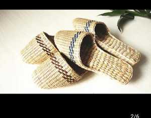 Pantuflas Ecológicas Hechas a Mano con Jacinto, Origen Vietnam, Material Natural, Perfectas para Habitaciones de Hotel y Uso Doméstico - Product Image 5