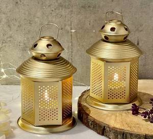 Unique Amazon Luxury <b>Moroccan</b> Lantern Candle Holder for Home Use Decorative Table Decor <b>Lighting</b> Decor Yellow Morroco Lantern - Product Image 3