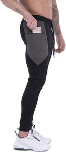Pantalon de jogging d'automne en coton molletonné personnalisé pour adultes Pantalon de survêtement de course réversible et sans couture pour les sports d'extérieur - Product Image 2