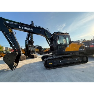 Excavatrice sur chenilles Hyundai 220LC-9S d'occasion, pelle hydraulique de 22 tonnes pour la construction - Product Image 2