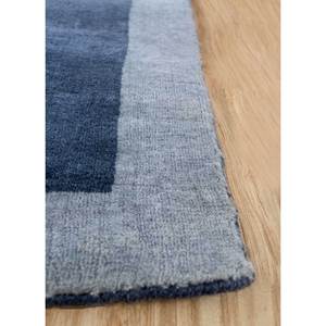 Tapis en laine bleu jean fait main pour salon Hwl-94, tapis rectangulaire uni pour couloir d'adolescents - Product Image 4