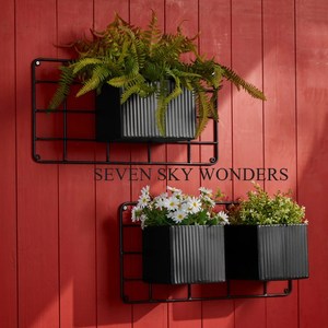 Design de luxe mural suspendu jardinière support plante panier Pot de fleur support décor à la maison mur suspendu jardinière porte-Pot de fleur - Product Image 3