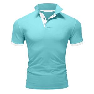 Vente à Chaud Logo Personnalisé Design Polos en Polyester Couleur Uniforme Solide Polo de Golf pour Hommes - Product Image 3