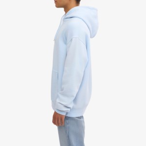 Venta al por mayor de alta calidad en relieve personalizado en blanco completo Zip Up Hoodie Heavy Fleece Oversized Heavyweight Hoodies para hombres - Product Image 3