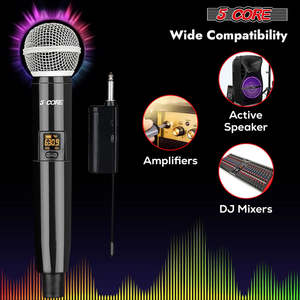 Micrófonos Inalámbricos de 5 Canales VHF, Micrófonos Inalámbricos Profesionales de Mano - Product Image 5