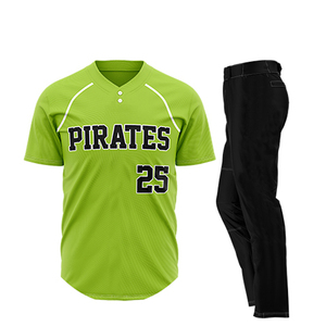 Ensemble de maillot et pantalon de baseball personnalisés, impression par sublimation, fabricant d'uniformes d'équipe, maillot de baseball scolaire entièrement boutonné - Product Image 6