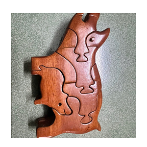 HOT DEAL BABY KID TOY-JUEGO DE ANIMALES DE APILACIÓN DE MADERA JUGUETES GRIMMS JUGUETE DE MADERA MONTESSORI EDUCATIVO - Product Image 1