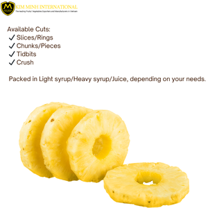 <b>Canned</b> Pineapple Ring Sweet Flavor Syrup Preserved OEM Available Origin Vietnam - Product Image 5