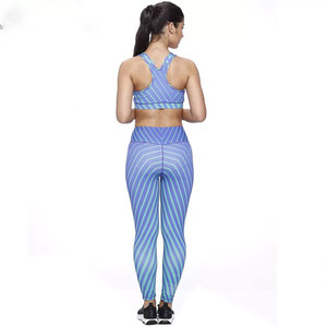 Vêtements de sport Yoga Bra Leggings Sportswear Workout Clothes Set Gym Bra and Legging Set for Ladies Girls Women - Product Image 6