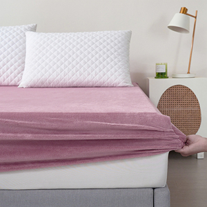 Drap-housse ajusté Colarina 100 % polyester à poches profondes, chaud, doux, respirant pour l'hiver, pour lits plats - Product Image 2