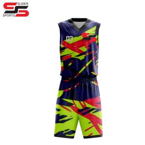 Vente en gros d'usine, uniforme de maillot de basket-ball, uniformes personnalisés de qualité supérieure avec logo personnalisé, uniformes de basket-ball imprimés pour hommes - Product Image 2