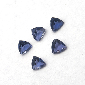 Iolite ธรรมชาติ 4x4 มม. ล้านล้านเพชร 0.13 กะรัต Iroc ขายคุณภาพสูง iolite สีฟ้าอัญมณีหลวมผู้ผลิตชั้นนําและผู้ส่งออก - Product Image 2