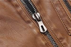 เสื้อแจ็กเก็ตหนังสำหรับผู้ชายระบายอากาศได้ดีดีไซน์ใหม่สำหรับฤดูหนาวเสื้อแจ็คเก็ตหนังมีกระเป๋า - Product Image 6