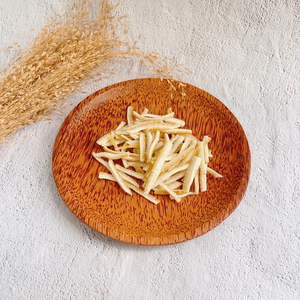 Assiette de service en bois de noix de coco forme ronde | Assiette durable naturelle pour un usage quotidien et l'hospitalité | Fournisseur OEM Vietnam - Product Image 4