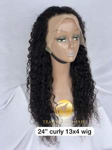 วิกผมลูกไม้แบบหยิกความละเอียดสูง24นิ้วทำจาก13x4Frontal อินเดีย - Product Image 3