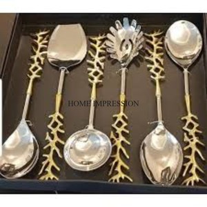 Ensemble de couverts d'ustensiles de cuisine au look le plus attrayant Fournitures de table avec boîte en velours bleu Produits de qualité supérieure - Product Image 4