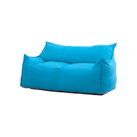 Canapé inclinable moderne de luxe pas cher pour salon, pouf gonflable, fauteuil beanbag avec repose-pieds, ensemble canapé-lit pour villa