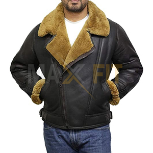 High Quality Wholesale <b>Men</b> Clothing Classical Product Custom Logo Leather <b>Jackets</b> by MAXFIT ENTERPRISES - Product Image 4