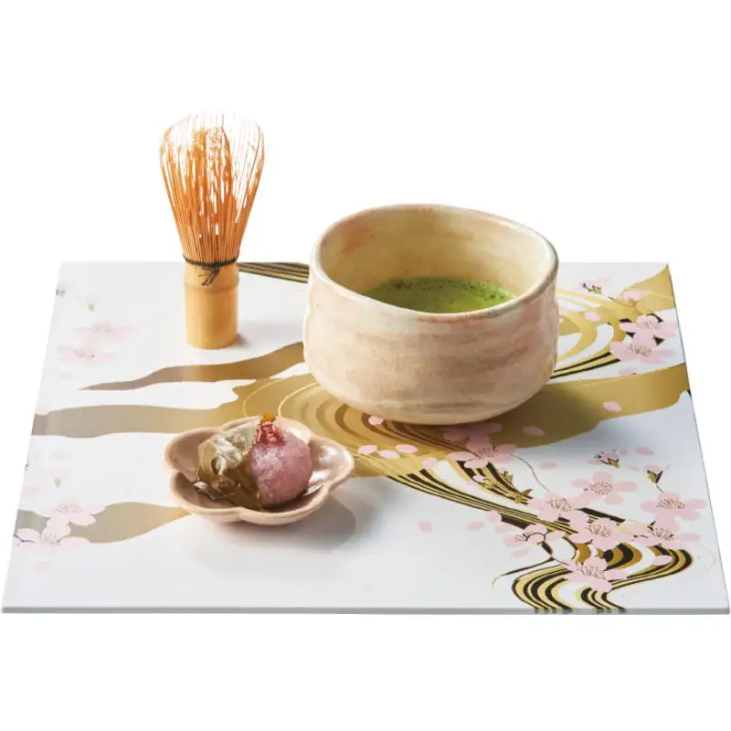 طبق عشاء ، Kaiseki صينية ، صنع في اليابان ، متعدد الألوان الطباعة سلسلة أدوات المائدة ، اليابانية مطعم