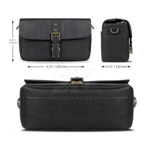 Sac à appareil photo en cuir fabriqué au Pakistan, sac à appareil photo à une seule couleur, OEM ODM disponible, taille personnalisée, sac à appareil photo en cuir à une seule couleur - Product Image 5