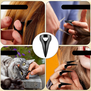 Anillo de Metal ajustable para extensión de cabello de salón, herramienta de calidad superior, anillo de punta afilada para cabello de belleza, trenzado - Product Image 2