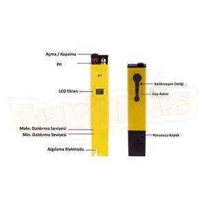 Medidor de pH Digital Portátil AEK-Tech B16 1072, Rango de pH 0-14, Compensación Automática de Temperatura - Product Image 6