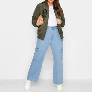 Custom 2026 <b>Women</b>’s Bomber <b>Jacket</b> Olive Green <b>Lightweight</b> Zip-Up Casual <b>Jacket</b> Classic M A 1 Style Streetwear Outerwear - Product Image 3