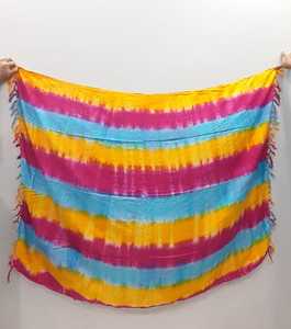 Hot Selling Trendy Tie Dyed Beach Sarong Scarf Beach Dress 100% Rayon Beach Swimming Wear Sarong Low MOQ Sarong Manufacturer - Product Image 6