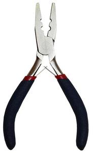 คีมกำจัดไมโครสองรูทำจากสแตนเลสพร้อมที่เปิดลูกปัดคีมจับสำหรับใช้ในร้านเสริมสวย - Product Image 4