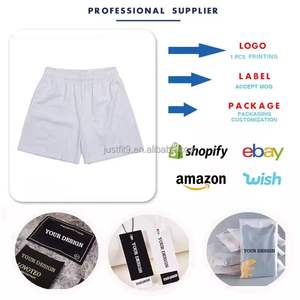 Pantalones cortos de algodón 100% cómodos de alta calidad para un lavado de ajuste suelto Pantalones cortos de calle de algodón personalizados para hombres - Product Image 4