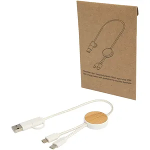 Cavo USB 5-in-1 Chechia Sostenibile ed Ecologico per Promozioni - Product Image 1