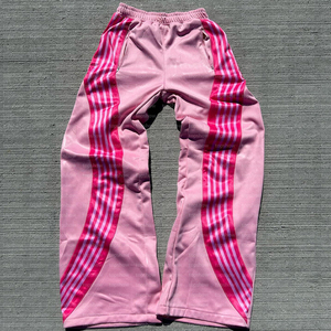 Pantalons pour hommes Pantalons de survêtement Hip Hop Joggers Pantalons de survêtement pour hommes Rubans délavés Pantalons de survêtement pour hommes Couleurs personnalisées Pantalons de survêtement à rayures - Product Image 4