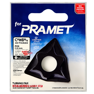 Insertos de Torneado Indexables con Recubrimiento PVD PRAMET ISO WNMG 060408E-NFT6310 D.3.81mm, Paquete de 10 para un Uso Eficiente de la Herramienta - Product Image 2