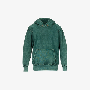 2025 vente en gros usine directe 100% coton mélangé hommes lavage à l'acide impression hiver à capuche bas quantité minimale de commande bonne qualité à capuche pour unisexe - Product Image 5