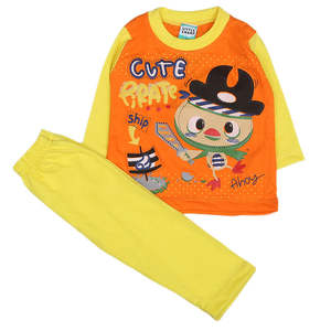 Costume 2 pièces à manches longues pour garçons - Jaune - Product Image 3