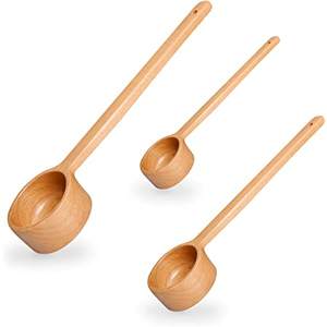 Minicuchara pequeña de madera para Buffet, cuchara pequeña para medir la cocina, miniplana con uso hecho a mano, gran oferta - Product Image 6