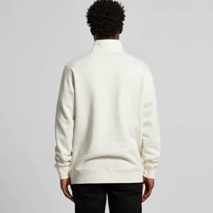 Sudadera con capucha de media cremallera para hombre de alta calidad, Jersey de manga larga de algodón personalizado, tejido sólido ligero, transpirable, poliéster/algodón de otoño - Product Image 6